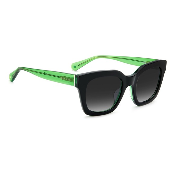 NWOT Kate Spade Camryn Sunglasses - New in Case 🖤💚 - Picture 2 of 6